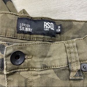 RSQ Camo Camouflage London Skinny Jeans